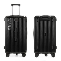 Juegos de equipaje de viaje de negocios, maleta con ruedas, equipaje ABS de tres piezas a la moda para maleta con ruedas de embarque gruesa transfronteriza