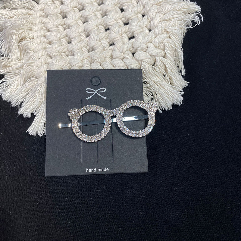 ☆ glass accessory ☆ hair accessory HOVANCI Cool Hair Accessories Full Diamond Glasses Shape Hair