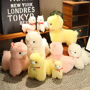 JM1 <span class=keywords><strong>Peluche</strong></span> de <span class=keywords><strong>Alpaca</strong></span> Súper Suave, Almohada de <span class=keywords><strong>Alpaca</strong></span> de <span class=keywords><strong>Peluche</strong></span> con Pelo Largo y Campana Pequeña, Adorable Juguete de <span class=keywords><strong>Peluche</strong></span> de <span class=keywords><strong>Alpaca</strong></span> - Product Image 5