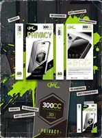 Protection d'écran en verre trempé sans bordure de haute qualité, couverture intégrale, anti-espion pour iPhone 15 16 17 Pro Max