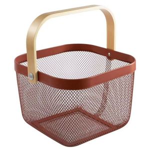 Fancy Design Hot Sale Portable Multi-Color Metal <b>Kitchen</b> Storage <b>Basket</b> for Home - Product Image 1