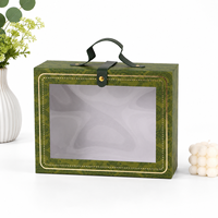 Boîte cadeau à fenêtre transparente personnalisée, sensation de luxe haut de gamme, Saint-Valentin, anniversaire, boîte d'emballage de mariage