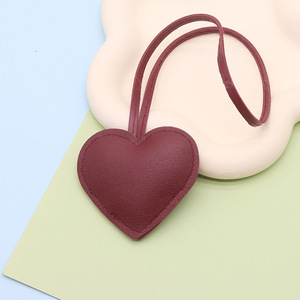 <span class=keywords><strong>Portachiavi</strong></span> a Forma di Cuore in Pelle per Donne e Ragazze, Grazioso Ciondolo a Cuore per Borse, Zaini e Borsette, Accessori di <span class=keywords><strong>Lusso</strong></span> Firmati - Product Image 6