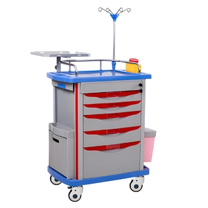 Ultimate Quality Emergency Medicine <b>Storage</b> Trolley with ABS <b>Plastic</b> <b>Drawers</b> Hospital Use 1 Year Warranty Made in Delhi - Product Image 1