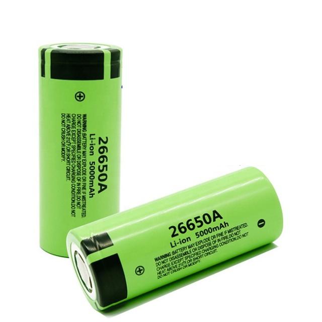 High Capacity 5000mah 3.7v NCR26650A Rechargeable Lithium Ion Battery Cylindrical 26650 Battery for Various Applications
