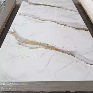 Factory Price Easy Install Marble <strong>Plastic</strong> <strong>Sheet</strong> Wall Panel Waterproof PVC Water <strong>Cladding</strong> 3mm Thickness - Product Image 6