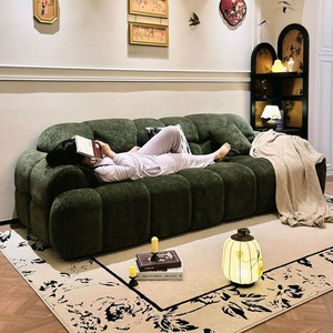Zayshine Set di Divani Moderni di Lusso in Velluto per Soggiorno, 3-4 Posti, Forma a I, Modulare, per Villa e Appartamento, <span class=keywords><strong>Divano</strong></span> da Terra per il Tempo Libero - Product Image 4