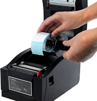 Impresora Térmica de Etiquetas y Recibos para Punto de Venta XP-350B de 82 mm, Blanco y Negro, Comando ESC/POS, USB, 203 dpi, Compatible con Android y Windows