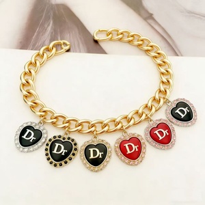 Ready to Ship Designer <b>Charm</b> Pendant with Diamond Luxury Brand Crystal <b>Charms</b> Decorative Fashion Pendants <b>Charms</b> for DIY - Product Image 2