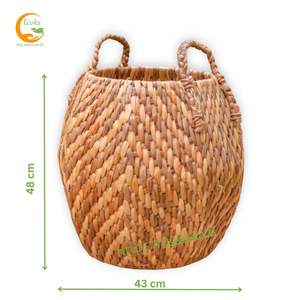 Cestas de Almacenamiento Plegables Multiusos Ecológicas de Jacinto de Agua para Ropa, Estantes, Tapas, Asas, Precio Económico, Vietnam - Product Image 5