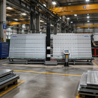Machine de perçage vertical du verre PLC à haute efficacité de production, multifonctionnelle, pour le lavage, le perçage, le fraisage et le meulage