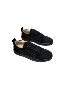 Zapatos Casuales Originales de Diseñador de Alta Gama 2026 con Suela Roja, Cómodos y Suaves, para Caminar, Deportivos, con Parte Superior de Cuero Vacuno - Product Image 1