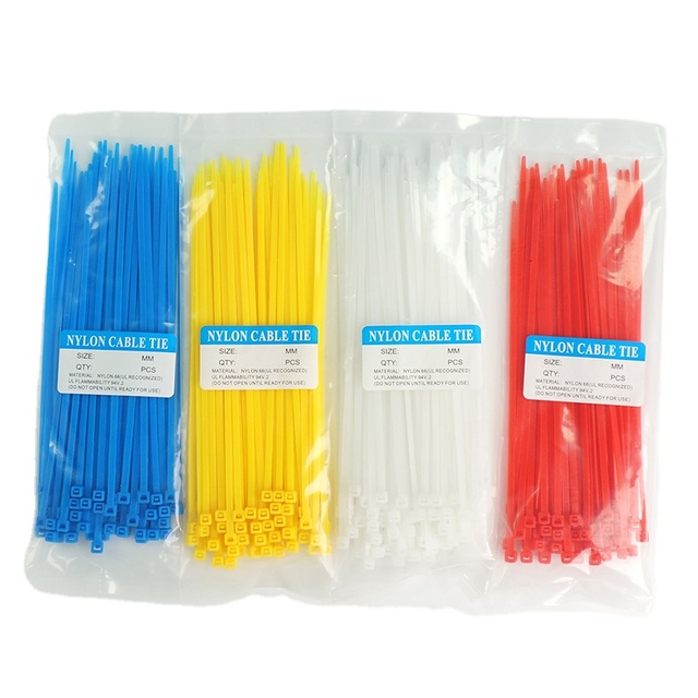 Hot Sale Eco-Friendly Nylon 66 Releasable Cable Ties 8*400mm Reusable Cable Management Solution