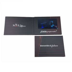 7 pouces LCD Display Digital <span class=keywords><strong>Video</strong></span> Brochure Card Paper Design Birthday Greeting <span class=keywords><strong>Video</strong></span> Card Gift Collection pour des occasions spéciales - Product Image 2