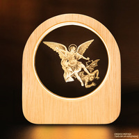 Lampe de nuit en bois 3D système solaire lampe d'astronomie modèle de planète étoile gravure LED cadeau pour les amoureux de l'univers spatial basse quantité minimale de commande