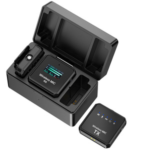 Microphone Lavalier Sans Fil pour Enregistrement Audio et Vidéo TikTok, Micro pour Diffusion en Direct et Utilisation Extérieure avec Étui de Charge - Product Image 1