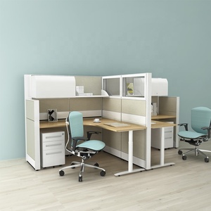 T10 Phật Sơn Cao Cấp Phong Cách Hiện Đại L Shape Văn Phòng Điều Hành Bảng Thông Số Kỹ Thuật Văn Phòng Nhỏ Phân Vùng Workstation - Product Image 3