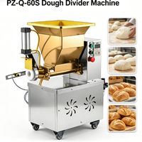 Diviseur de pâte à double spirale compatible sans huile, pour portionnement précis de pâte molle, équipement haut de gamme pour studio de desserts