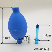 Petit outil de nettoyage de la poussière, souffleur d'air en caoutchouc plus petites prothèses auditives nettoyant la pompe à air