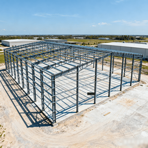 Mô-đun lớn cabin prefab kết cấu thép xây dựng nhà để xe carport carbarn hangar - Product Image 2