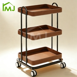 Mobile Makeup Salon Cart 3 Tiers Pedicure Spa Nail Shop <strong>Trolley</strong> Beauty <strong>Trolley</strong> for Sale - Product Image 1