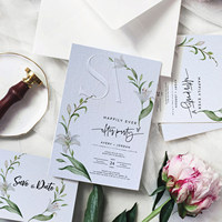 Carte d'invitation personnalisée en papier coton 600 g/m² épais, logo en relief, carte de visite, impression recto-verso, votre propre design pour la promotion