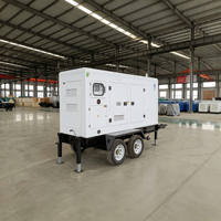 Groupe électrogène mobile monté sur remorque, assemblage modulaire pour un remplacement facile des composants et des travaux de réparation sur site