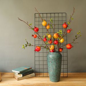 Muro di frutta <span class=keywords><strong>e</strong></span> <span class=keywords><strong>fiore</strong></span> di simulazione di <span class=keywords><strong>melograno</strong></span> per la decorazione della casa evento di nozze luogo durevole fiori artificiali - Product Image 6