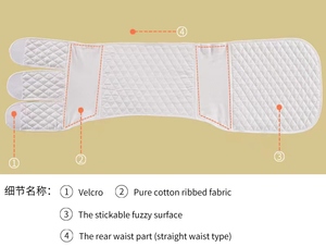 Ceinture Abdominale Médicale de Soutien pour Femme Enceinte Bandeau de Maternité Respirant Gaine Minceur Enveloppante pour Chirurgie - Product Image 4