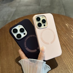 เคสโทรศัพท์มือถือ iPhone Pro Max แบบกันกระแทก ผลิตจากซิลิโคนเหลว พร้อมแม่เหล็กดูดติด และเคลือบผิวด้วยไฟฟ้า - Product Image 3