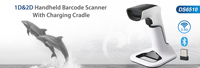 Escáner de Códigos de Barras 1D 2D DYscan DS6510B, Lector COMS Inalámbrico Portátil, Compatible con Pantalla, Almacén, Biblioteca, Supermercado
