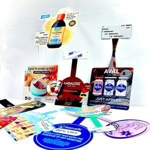Custom Waterproof Tear Resistant <b>Wobbler</b> Display Card Shelf Price Tag Promotion Advertising Display Custom Logo Fast Production - Product Image 5