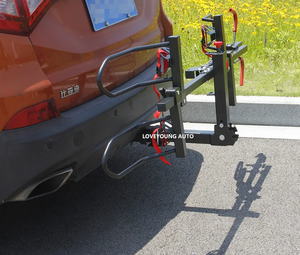 Haute qualité en acier universel 220lbs plate-forme <span class=keywords><strong>attelage</strong></span> montage vélo <span class=keywords><strong>porte</strong></span>-vélo <span class=keywords><strong>voiture</strong></span> toit support pliable - Product Image 5