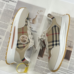 Chaussures de créateur de haute qualité, baskets de mode pour hommes et femmes, baskets décontractées lumineuses à lacets, souples et confortables, avec bout à carreaux, pour l'hiver, nouvelle collection - Product Image 6
