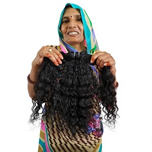 Extensions de Cheveux Humains Indiens Remy de Qualité Supérieure, 100% Bruts, Vierges, à Cuticules Alignées, pour Tissage – Vente en Gros - Product Image 1