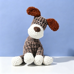 Giocattoli da Masticare per Cani in Peluche Resistenti e Sonori, Simpatici Giocattoli per la Dentizione a Forma di Animali per Tutti i Cani - Product Image 1