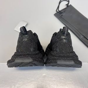 Zapatos Deportivos de Moda para Mujer 2025, con Suela Gruesa de Diamantes Negros Personalizados, Zapatos para Caminar de Alta Calidad, Zapatos para Correr de Tendencia, Talla 3XL, Suela de TPU - Product Image 6