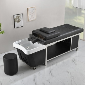 Kisen - Juego de Muebles de Salón de Belleza Ultra Lujosos y Populares, Silla de Barbería Multifuncional con Lavabo de Cerámica y Terapia Capilar - Product Image 3