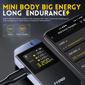 Télémètre Laser IR40 40M ruban à mesurer Laser télémètre précis Construction <span class=keywords><strong>Roulette</strong></span> se connecter à l'application pour dessiner - Product Image 3