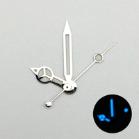 Aiguille de montre lumineuse bleue de précision modifiée pour mouvements NH35/36 et 8215/2813