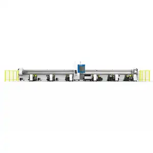 Máquina de corte a laser de fibra para tubo redondo, tubo de fibra de carregamento automático, tubo quadrado e cortador de tubo