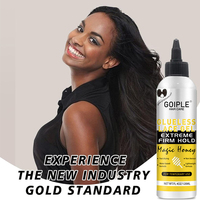 Colle liquide pour perruques à marque privée, colle temporaire pour dentelle, non toxique, sans danger pour la peau, fixation ferme, pour usage quotidien
