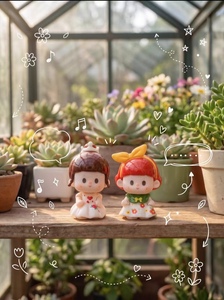 Nuova Serie Bu Er Little Princess, Statuette Collezionabili in Miniatura, Scatola Sorpresa, Artigianato in PVC e Resina, Decorazione Casa Unisex, Giocattoli - Product Image 2