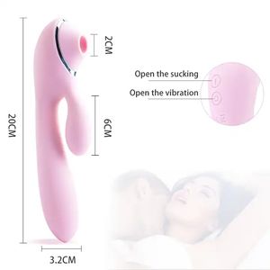 Hot Selling 3-in-1G Spot Kaninchen Klitoris Stimulation Dildo Vibrator Mastur bator Leistungs starke Vibrationen - Product Image 4