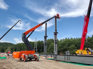 ZOOM lengan teleskopik Dingli 41m BT41RT, Platform kerja udara lengan lurus pengangkat bom hidrolik dalam stok - Product Image 2