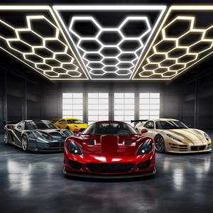 Tension personnalisée et mise sous tension Led et plafonnier mural au néon avec forme hexagonale pour l'extérieur - Product Image 2