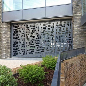 Nouveau style <span class=keywords><strong>MetalArt</strong></span> Laser Cut Metal Black Tree Leaves Écran de clôture de confidentialité - Product Image 3