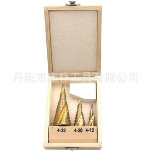 ดอกสว่านขั้นบันไดแบบเมตริก Lipin Tools ขนาด 4-32 มม. เคลือบ TiCN ก้านหกเหลี่ยม สำหรับโลหะที่ไม่ใช่เหล็ก - Product Image 3