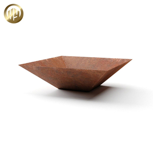 Kim Tự Tháp Corten Thép 2Mm Dày Kim Loại Gỗ Đốt Nóng Hố Lửa Cho Củi Nhiên Liệu - Product Image 3