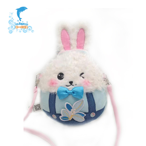 Personalizado suave de dibujos animados de peluche de <span class=keywords><strong>conejo</strong></span> bolsa de la escuela - Product Image 2